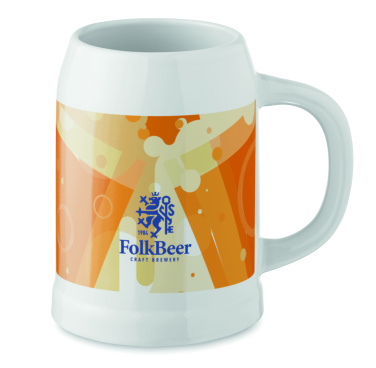 Логотрейд pекламные cувениры картинка: Sublimation beer mug 500 ml