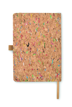 Лого трейд pекламные cувениры фото: A5 cork coloured notebook