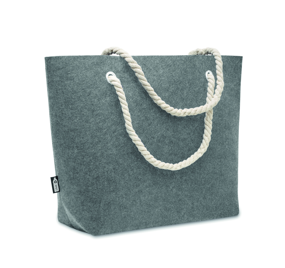 Логотрейд бизнес-подарки картинка: RPET felt beach bag