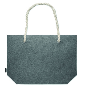 Логотрейд pекламные cувениры картинка: RPET felt beach bag