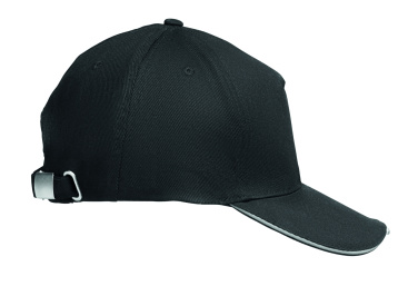 Логотрейд бизнес-подарки картинка: 5 panel LED cotton cap 220gr/m²