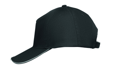 Лого трейд pекламные подарки фото: 5 panel LED cotton cap 220gr/m²