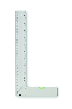 Лого трейд бизнес-подарки фото: Aluminium level ruler 30 cm