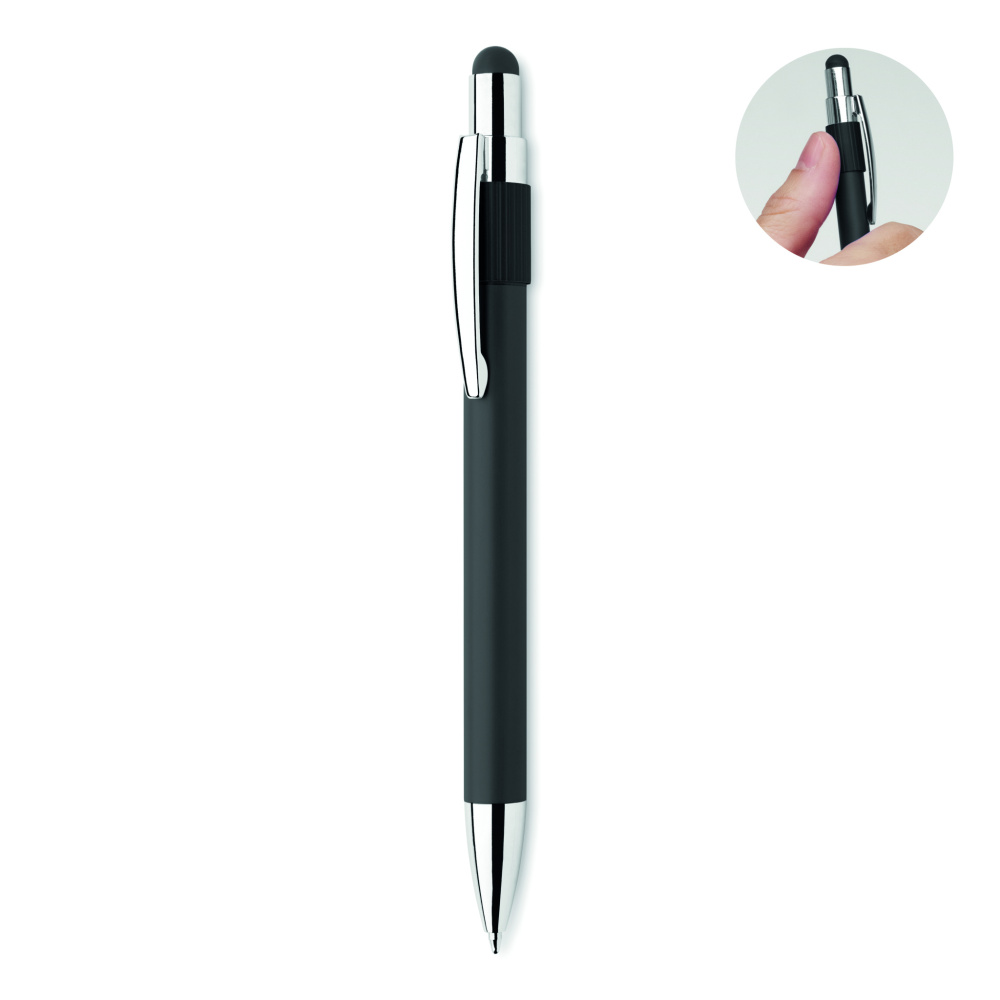 Логотрейд pекламные подарки картинка: Stylus spinner pen