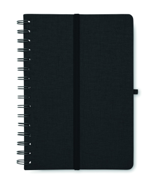 Лого трейд pекламные подарки фото: A5 notebook with phone holder