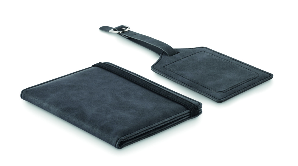 Лого трейд pекламные cувениры фото: Passport and luggage tag set
