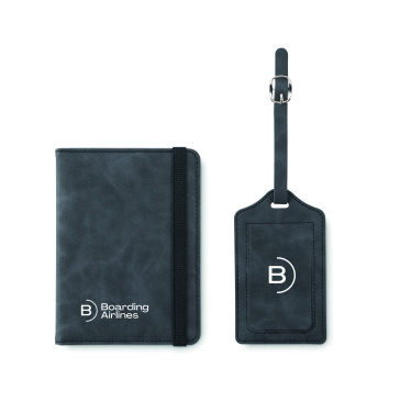 Лого трейд pекламные продукты фото: Passport and luggage tag set