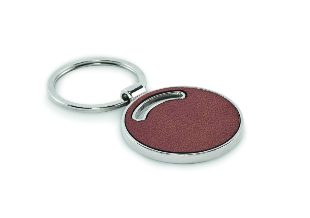 Лого трейд бизнес-подарки фото: Round shape key ring