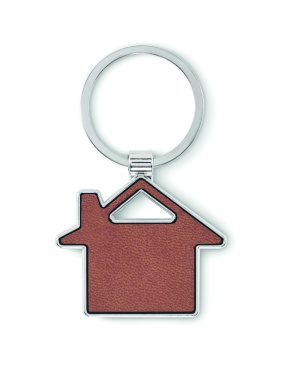 Лого трейд pекламные cувениры фото: House shaped key ring