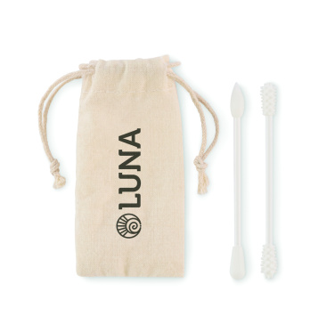 Лого трейд бизнес-подарки фото: Reusable swabs set