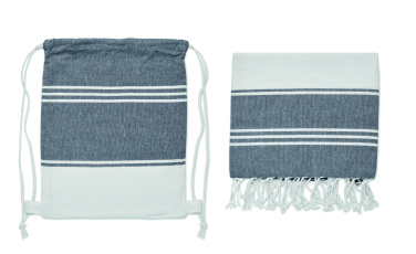 Лого трейд pекламные подарки фото: Hammam towel drawstring set