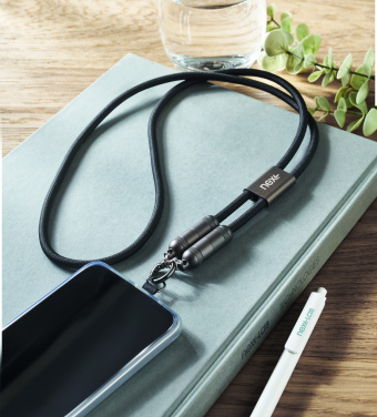 Логотрейд бизнес-подарки картинка: 60W phone holder lanyard cable