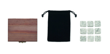 Логотрейд pекламные подарки картинка: 9 stone ice cube set in box
