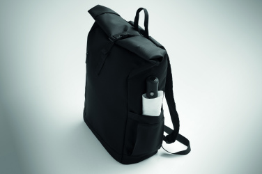 Логотрейд pекламные подарки картинка: Rolltop laptop rucksack 600D