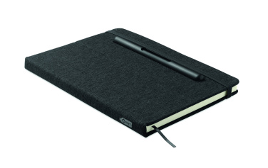 Логотрейд pекламные подарки картинка: A5 notebook with phone holder