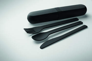 Логотрейд pекламные подарки картинка: Cutlery set and case in PLA