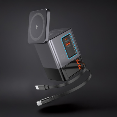 Лого трейд pекламные продукты фото: Зарядное устройство Urban Vitamin Sacramento 105 Вт GAN + втягивающиеся кабели