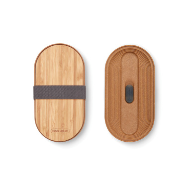 Лого трейд pекламные cувениры фото: Двойной контейнер для бенто из нержавеющей стали Black+Blum