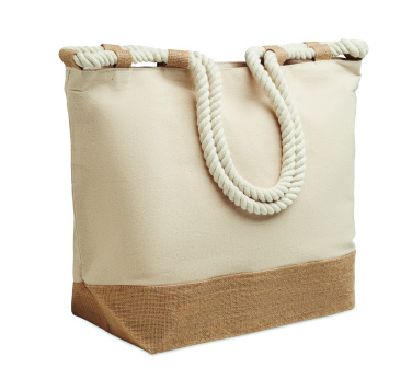 Лого трейд pекламные продукты фото: Canvas beach bag