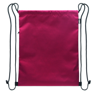 Лого трейд pекламные продукты фото: Drawstring bag in 420D RPET
