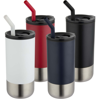 Лого трейд pекламные продукты фото: Grayson термостакан с силиконовой трубочкой, объемом 480 мл, сертифицированный согласно RCS