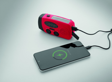 Логотрейд pекламные подарки картинка: Portable radio SOS with LED torch