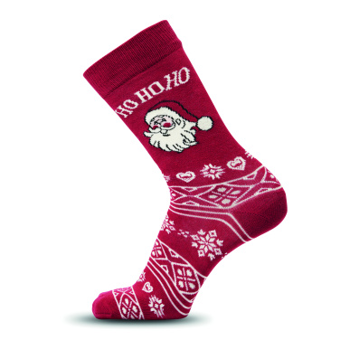 Лого трейд бизнес-подарки фото: Pair of Christmas socks L