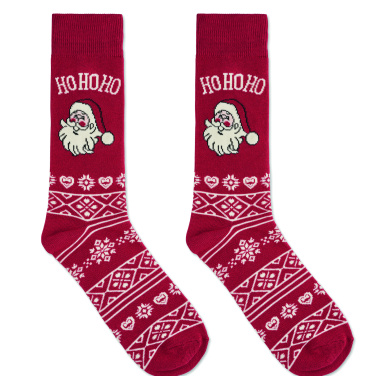 Лого трейд pекламные подарки фото: Pair of Christmas socks L