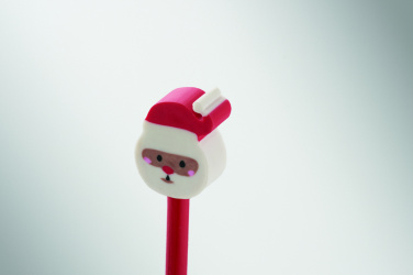 Логотрейд pекламные подарки картинка: Christmas pencil with eraser