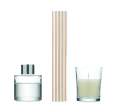 Лого трейд pекламные cувениры фото: Vanilla diffuser & candle set