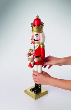 Лого трейд бизнес-подарки фото: Large wooden nutcracker