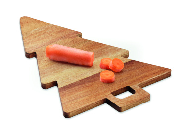 Логотрейд бизнес-подарки картинка: Acacia serving board Xmas tree