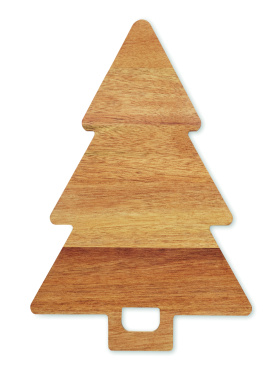 Логотрейд pекламные подарки картинка: Acacia serving board Xmas tree
