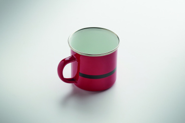 Логотрейд pекламные подарки картинка: Santa enamel vintage mug 300ml
