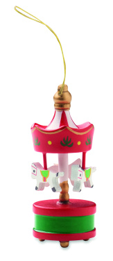 Лого трейд бизнес-подарки фото: Wooden carousel ornament