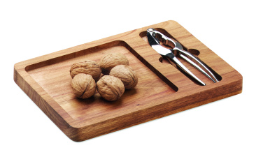 Логотрейд бизнес-подарки картинка: Acacia nut cracker set