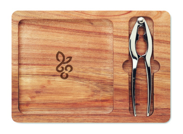 Логотрейд pекламные подарки картинка: Acacia nut cracker set