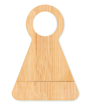 Лого трейд бизнес-подарки фото: Bamboo bottle stand & opener