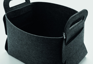 Лого трейд pекламные cувениры фото: Foldable RPET felt basket