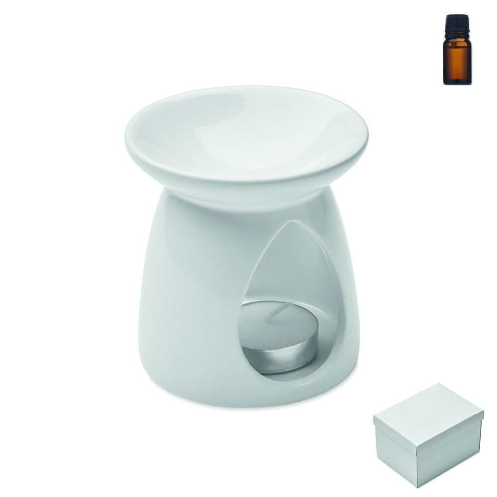 Лого трейд бизнес-подарки фото: Vanilla aroma burner set