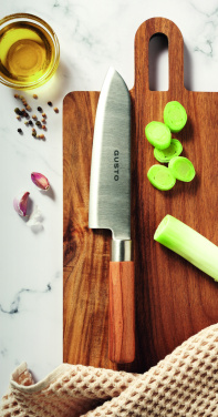 Лого трейд pекламные cувениры фото: Beech wood chef knife