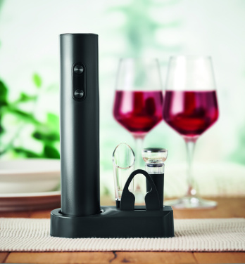 Логотрейд pекламные продукты картинка: Electric wine opener set