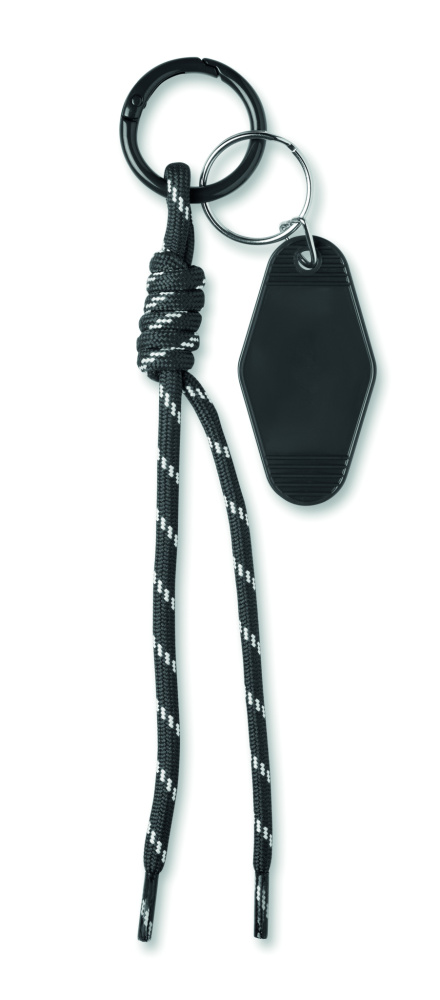 Логотрейд бизнес-подарки картинка: Braided rope with tag keyring