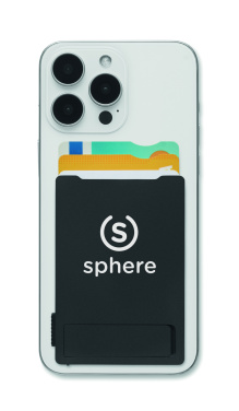 Лого трейд pекламные cувениры фото: Magnetic cardholder & stand