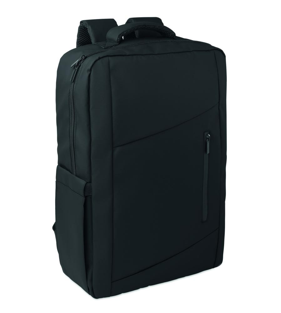 Лого трейд pекламные подарки фото: 15" PU RPET laptop backpack