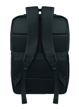 Лого трейд бизнес-подарки фото: 15" PU RPET laptop backpack