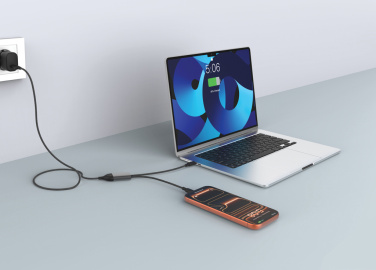 Лого трейд pекламные подарки фото: Кабель Terra 100W RCS с двумя выходами USB-C