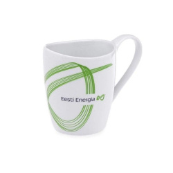 Kaffemugg med Eesti Energias logotyp Logotrade Tallinn