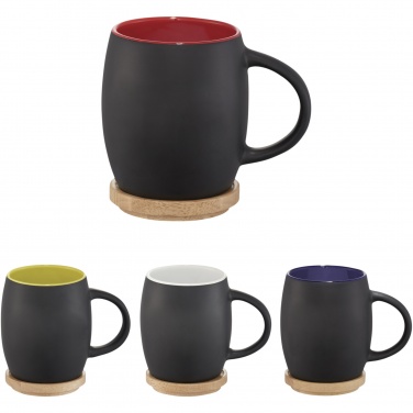 Logotrade reklamprodukter bild: Hearth mugg med underlägg i trä