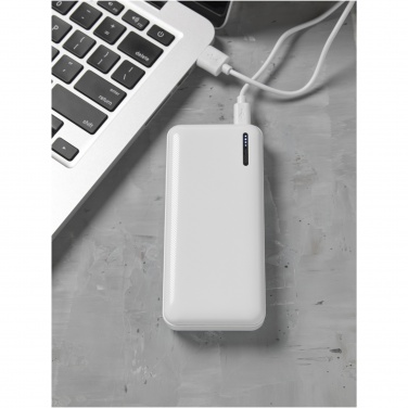 Logotrade kampanjprodukter bild: Komprimera 10 000 mAh powerbank med hög densitet